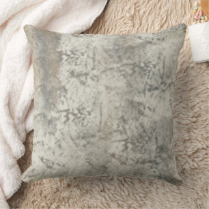 Dammad, föråldrad, Grått, Rustic Home Decor Kudde