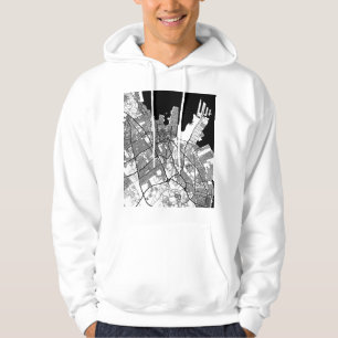 Dammam Saudiarabien Stadskarta Hoodie