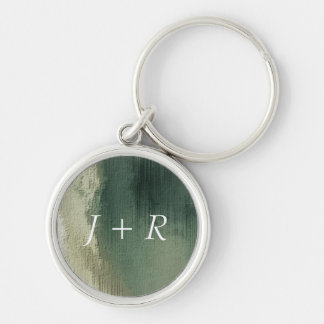 dammar av abstrakt grunge för konst texturerad rund silverfärgad nyckelring