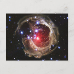 Dammar av den röda Supergiant stjärnan för rubyen Vykort