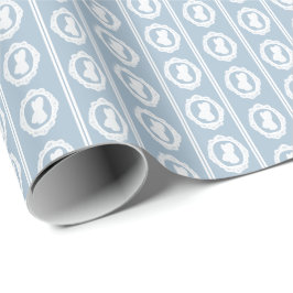 Dammblå påskhar Cameo Presentpapper