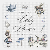 Dammblå & Rosa Alice i Underlandet Bebis Babyshowe