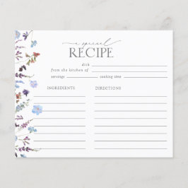 Dammblå Vildblomma Bröllopsdusch Recept