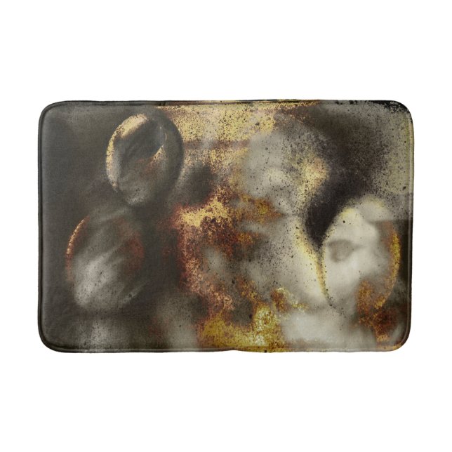 Dammeffekt från guld och Silver Star Badrumsmatta (Framsidan)