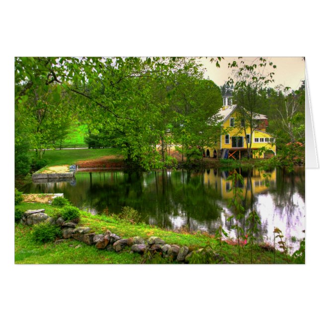 Dammens båge hälsningskort (Framsidan Horizontal)