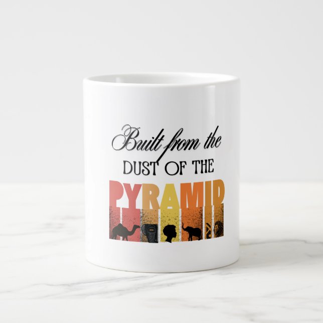 Dammet från pyramiden | Specialmugg Jumbo Mugg (Framsidan)