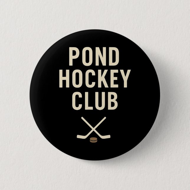 Dammhockeyklubb Korsade pinnar Utomhus Vinter Is Knapp (Framsida)