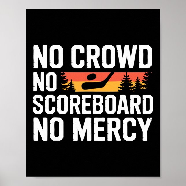 Dammhockeyspelare Ingen nåd Shinny  Poster (Framsidan)