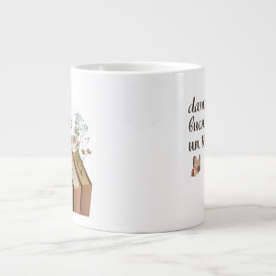 Dammi Un Buon Libro e un Tè tazza (italienska) Jumbo Mugg