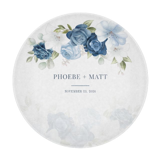 Dammig blå blomsterlig eukalyptus-succulent (Framsidan)