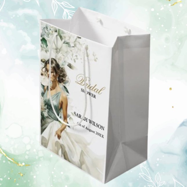 Dammig blå eukalyptus grönska bröllopsdusch (Making Your Special Day)