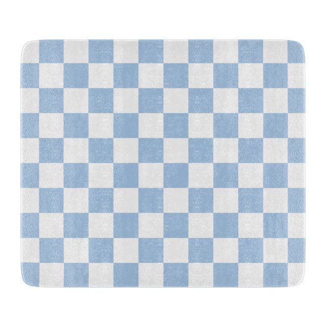 Dammig blå och vit rutig (Framsidan)