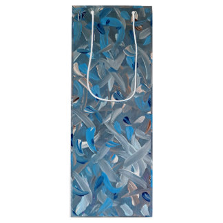 Dammig blå vinpåse