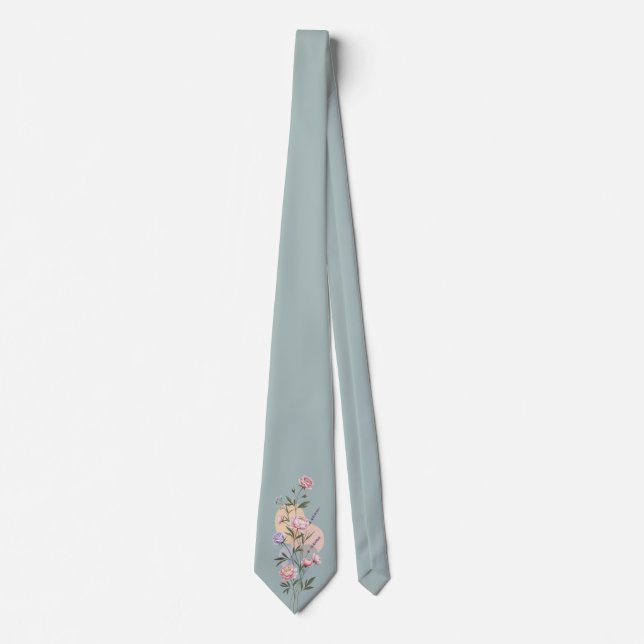 Dammig blomsterkonst slips (Framsida)