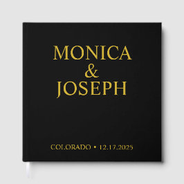 Dammig himmelsblått gästboksgåva, Personlig Lyx Gästböcker