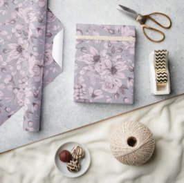 Dammig Lavendel Blommig Presentpapper