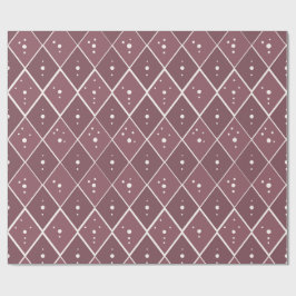 Dammig Mauve Diamant Modern Skandinavisk Presentpapper
