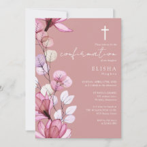 Dammig ros genomskinlig blomsterbekräftelse