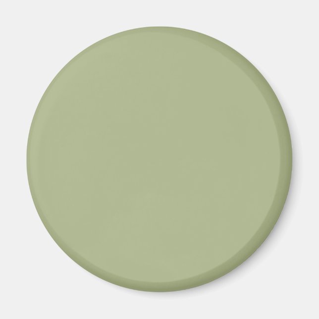 Dammig salvia grön enfärgad magnet (Framsidan)