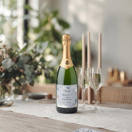 Dammiga Blå Blommiga Guld Geometriska Champagne Et