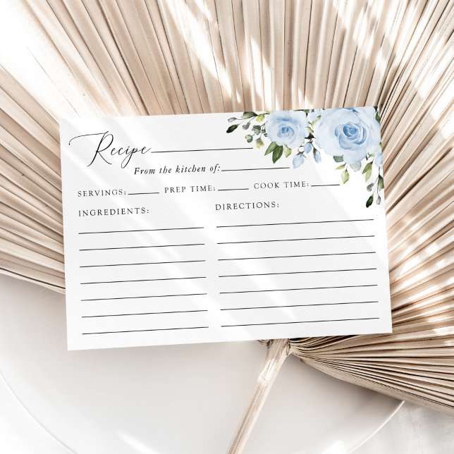 Dammiga blå blommor, grönska, bröllopsfestrecept (Skapare uppladdad)