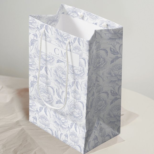 Dammiga blå chinoiserie-päronrosor (Skapare uppladdad)