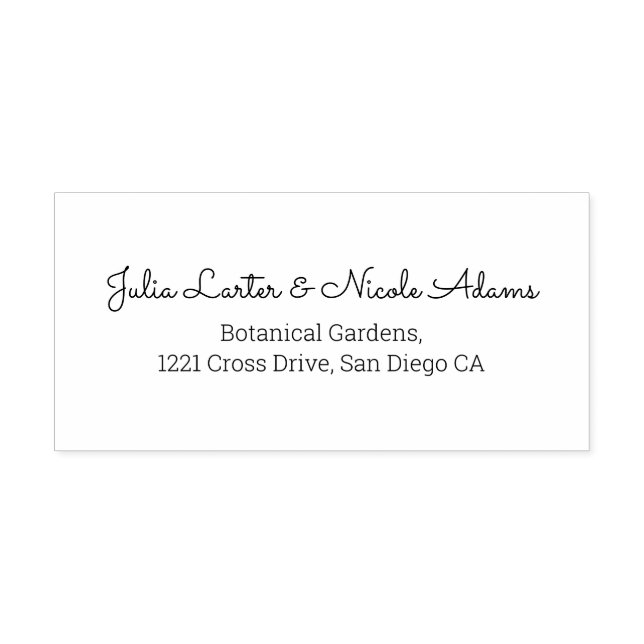 Dammiga Bruna Orange Pionblommor Höstbröllop Självfärgande Stämpel (Design)