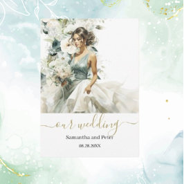 Dammigt blå eukalyptusgrönska  inbjudningar