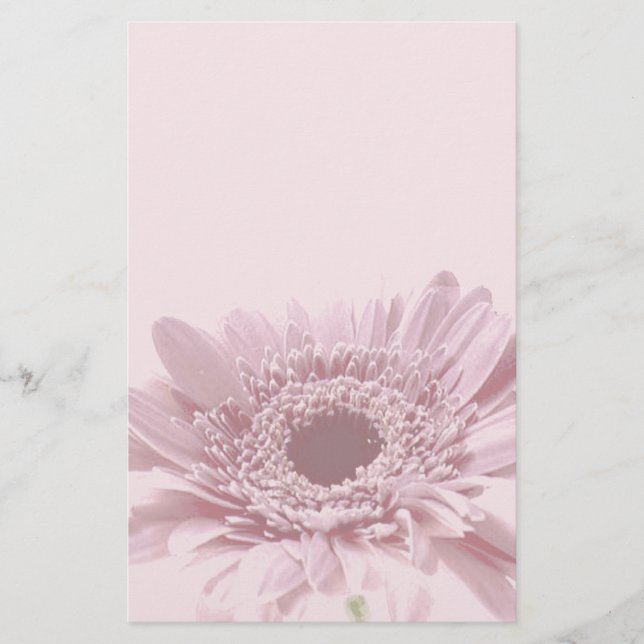 Dammigt steg med blommabrevpapper brevpapper (Framsida)