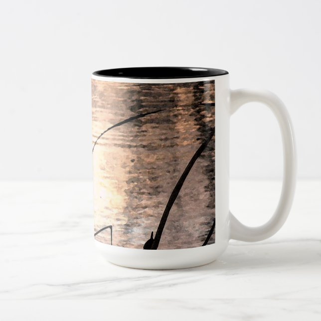 Dammintryck Två-Tonad Mugg (Höger)