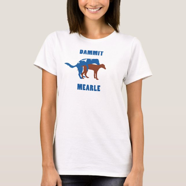 Dammit Mearle Women's Athletic tank T-shirt (Framsida)