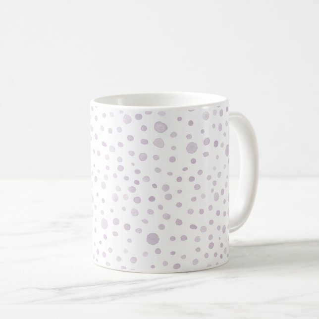Dammkonfetti Watercolor Dots Classic Mugg (Framsida höger)