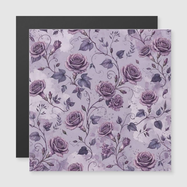 Dammlilafärgad Ros Drömmiga Nyanser Blommig  (Fram/baksida)