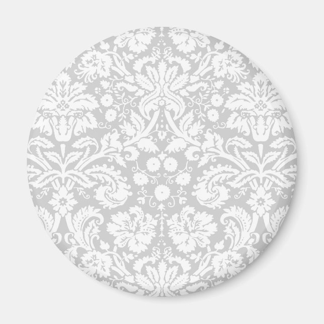 Dammning av silver grått magnet (Framsidan)