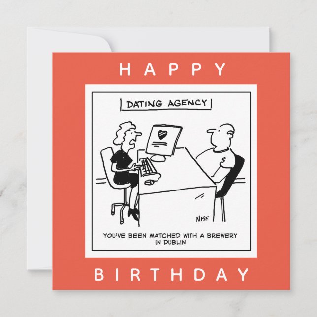 Dammningsbyrån matchar en bryggfunnen Tecknad Kort (Framsida)