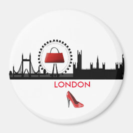 Dammodetema London Skyline Magnet