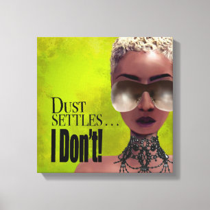 Dammreglage jag inte bekräftar canvastryck