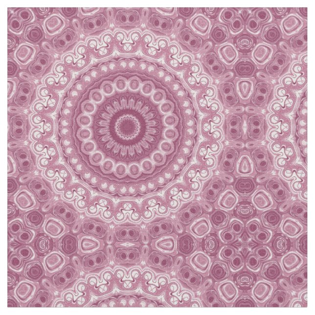 Dammros Mandala Mönsterdesign Tyg (Närbild)