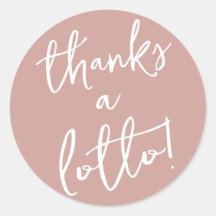 Dammros Tack Så Mycket Klistermärke