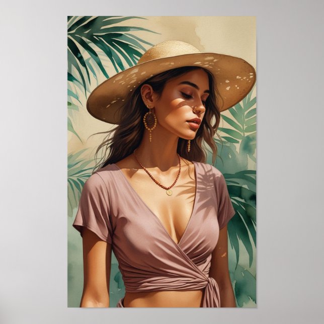 Dammrosa prinsessa poster (Framsidan)