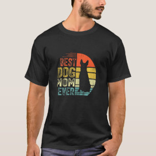 Damms Bästa Hundmamma Australienskt Nötkreatur Vin T Shirt
