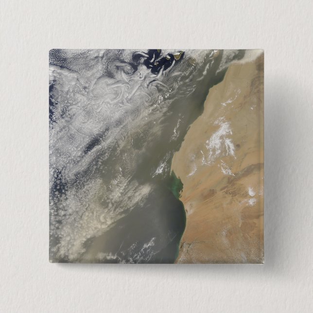 Dammstorm av Väster Afrika Knapp (Framsida)