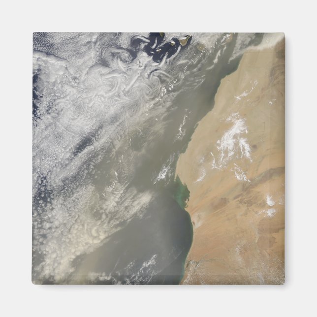 Dammstorm av Väster Afrika Magnet (Framsidan)