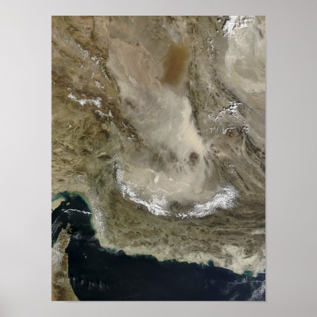 Dammstorm i Iran Poster (Framsidan)