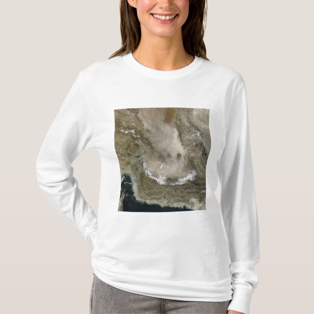 Dammstorm i Iran Tee Shirt (Framsida)