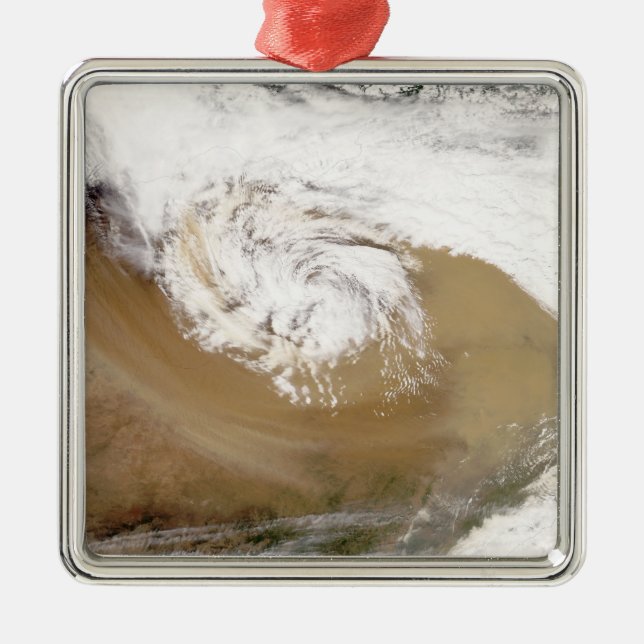Dammstorm i norra China 2 Julgransprydnad Metall (Framsidan)