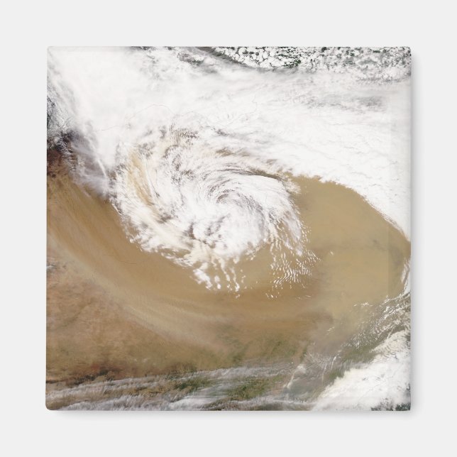 Dammstorm i norra China 2 Magnet (Framsidan)