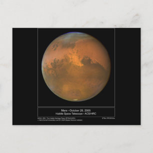 Dammstorm på Mars-kort och vykort