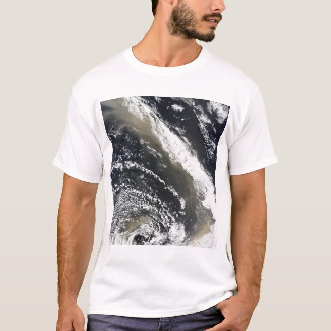 Dammstorm som blåser över Tasman Sea T-shirt (Framsida)