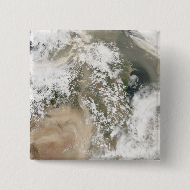 Dammstormar över Mellan östern Knapp (Framsida)